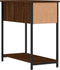 vidaXL - Nachtkastjes - 2 - st - 30x60x60 - cm - bewerkt - hout - bruin - eikenkleur