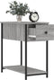 vidaXL - Nachtkastjes - 2 - st - 30x60x60 - cm - bewerkt - hout - grijs - sonoma - eiken
