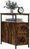 vidaXL - Nachtkastjes - 2 - st - 30x60x60 - cm - bewerkt - hout - gerookt - eikenkleurig