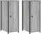 vidaXL - Nachtkastjes - 2 - st - 32x42x80 - cm - bewerkt - hout - grijs - sonoma - eiken