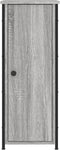 vidaXL - Nachtkastjes - 2 - st - 32x42x80 - cm - bewerkt - hout - grijs - sonoma - eiken
