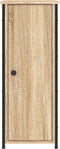 vidaXL - Nachtkastjes - 2 - st - 32x42x80 - cm - bewerkt - hout - sonoma - eikenkleurig