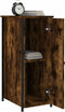 vidaXL - Nachtkastjes - 2 - st - 32x42x80 - cm - bewerkt - hout - gerookt - eikenkleurig