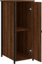 vidaXL - Nachtkastjes - 2 - st - 32x42x80 - cm - bewerkt - hout - bruin - eikenkleur