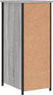 vidaXL - Nachtkastjes - 2 - st - 32x42x80 - cm - bewerkt - hout - grijs - sonoma - eiken
