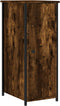 vidaXL - Nachtkastjes - 2 - st - 32x42x80 - cm - bewerkt - hout - gerookt - eikenkleurig