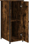 vidaXL - Nachtkastjes - 2 - st - 32x42x80 - cm - bewerkt - hout - gerookt - eikenkleurig