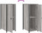 vidaXL - Nachtkastjes - 2 - st - 32x42x80 - cm - bewerkt - hout - grijs - sonoma - eiken