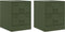 vidaXL - Nachtkastjes - 2 - st - 34,5x39x44 - cm - staal - groen