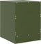 vidaXL - Nachtkastjes - 2 - st - 34,5x39x44 - cm - staal - groen
