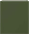 vidaXL - Nachtkastjes - 2 - st - 34,5x39x44 - cm - staal - groen