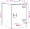 vidaXL - Nachtkastjes - 2 - st - 34,5x39x44 - cm - staal - mosterdgeel