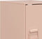 vidaXL - Nachtkastjes - 2 - st - 34,5x39x44 - cm - staal - roze