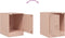 vidaXL - Nachtkastjes - 2 - st - 34,5x39x44 - cm - staal - roze