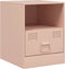vidaXL - Nachtkastjes - 2 - st - 34,5x39x44 - cm - staal - roze