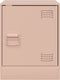vidaXL - Nachtkastjes - 2 - st - 34,5x39x44 - cm - staal - roze