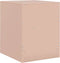 vidaXL - Nachtkastjes - 2 - st - 34,5x39x44 - cm - staal - roze
