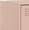 vidaXL - Nachtkastjes - 2 - st - 34,5x39x44 - cm - staal - roze