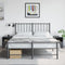 vidaXL - Nachtkastjes - 2 - st - 34,5x39x44 - cm - staal - antracietkleurig