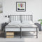 vidaXL - Nachtkastjes - 2 - st - 34,5x39x44 - cm - staal - antracietkleurig