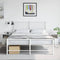 vidaXL - Nachtkastjes - 2 - st - 34,5x39x44 - cm - staal - wit