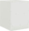 vidaXL - Nachtkastjes - 2 - st - 34,5x39x44 - cm - staal - wit
