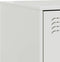 vidaXL - Nachtkastjes - 2 - st - 34,5x39x44 - cm - staal - wit