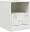 vidaXL - Nachtkastjes - 2 - st - 34,5x39x44 - cm - staal - wit