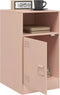 vidaXL - Nachtkastjes - 2 - st - 34,5x39x62 - cm - staal - roze