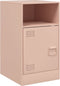 vidaXL - Nachtkastjes - 2 - st - 34,5x39x62 - cm - staal - roze