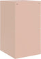 vidaXL - Nachtkastjes - 2 - st - 34,5x39x62 - cm - staal - roze