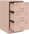 vidaXL - Nachtkastjes - 2 - st - 34,5x39x62 - cm - staal - roze