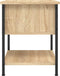 vidaXL - Nachtkastjes - 2 - st - 34x35,5x45 - cm - sonoma - eikenkleurig
