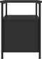 vidaXL - Nachtkastjes - 2 - st - 34x35,5x50 - cm - bewerkt - hout - zwart