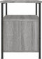 vidaXL - Nachtkastjes - 2 - st - 34x35,5x50 - cm - bewerkt - hout - grijs - sonoma - eiken
