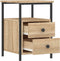 vidaXL - Nachtkastjes - 2 - st - 34x35,5x50 - cm - sonoma - eikenkleurig