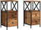 vidaXL - Nachtkastjes - 2 - st - 34x35,5x70 - cm - bewerkt - hout - oud - houtkleurig