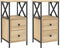 vidaXL - Nachtkastjes - 2 - st - 34x35,5x70 - cm - sonoma - eikenkleurig