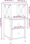 vidaXL - Nachtkastjes - 2 - st - 34x35,5x70 - cm - sonoma - eikenkleurig