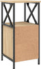vidaXL - Nachtkastjes - 2 - st - 34x35,5x70 - cm - sonoma - eikenkleurig