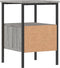vidaXL - Nachtkastjes - 2 - st - 34x36x50 - cm - bewerkt - hout - grijs - sonoma - eiken