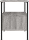 vidaXL - Nachtkastjes - 2 - st - 34x36x50 - cm - bewerkt - hout - grijs - sonoma - eiken