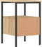 vidaXL - Nachtkastjes - 2 - st - 34x36x50 - cm - bewerkt - hout - sonoma - eikenkleurig