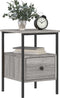 vidaXL - Nachtkastjes - 2 - st - 34x36x50 - cm - bewerkt - hout - grijs - sonoma - eiken