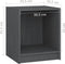 vidaXL - Nachtkastjes - 2 - st - 35,5x33,5x41,5 - cm - massief - grenenhout - grijs