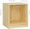 vidaXL - Nachtkastjes - 2 - st - 35,5x33,5x41,5 - cm - massief - grenenhout