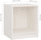 vidaXL - Nachtkastjes - 2 - st - 35,5x33,5x41,5 - cm - massief - grenenhout - wit
