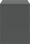 vidaXL - Nachtkastjes - 2 - st - 35x30x40 - cm - massief - grenenhout - donkergrijs
