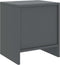 vidaXL - Nachtkastjes - 2 - st - 35x30x40 - cm - massief - grenenhout - donkergrijs