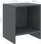 vidaXL - Nachtkastjes - 2 - st - 35x30x40 - cm - massief - grenenhout - donkergrijs